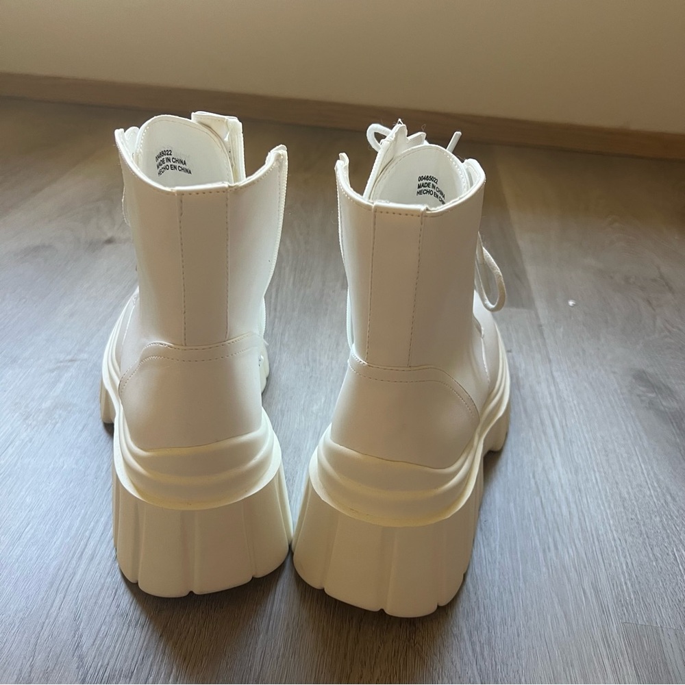 Alternative White Platform Boots - image 7